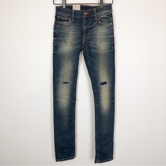 Nudie Tight Terry Jeans in Martin Replica 3 - Picture 5 of 9